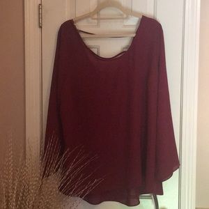 Women’s red top plus sized
